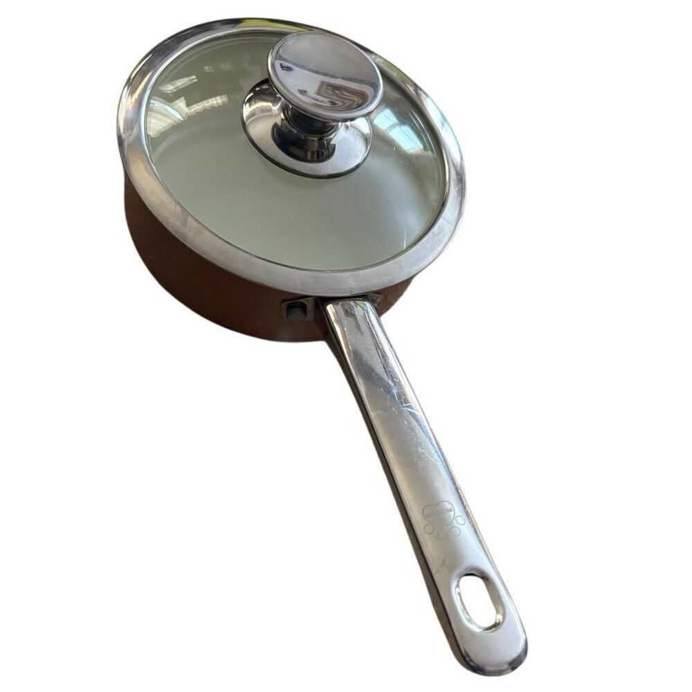 Fruiteam Nonstick Small 6 1/2” Pan Pot With Lid
